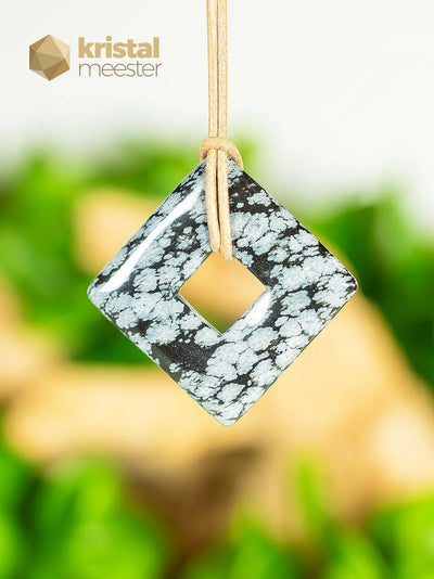 Donut pendants square - 35 mm