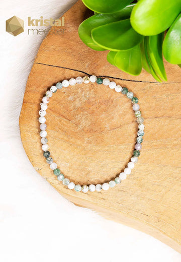 Boomagaat Facet Geslepen Armband - 4 mm