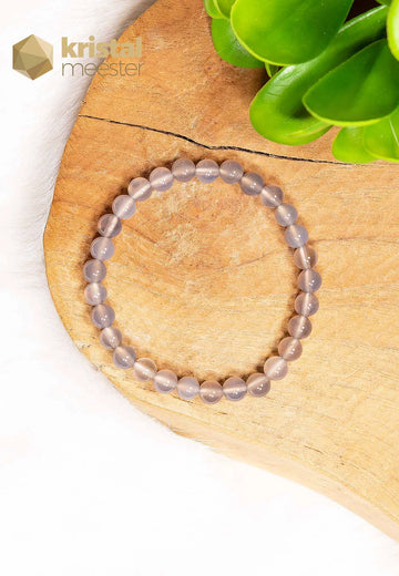 Agate Ball Bracelet - 6 mm