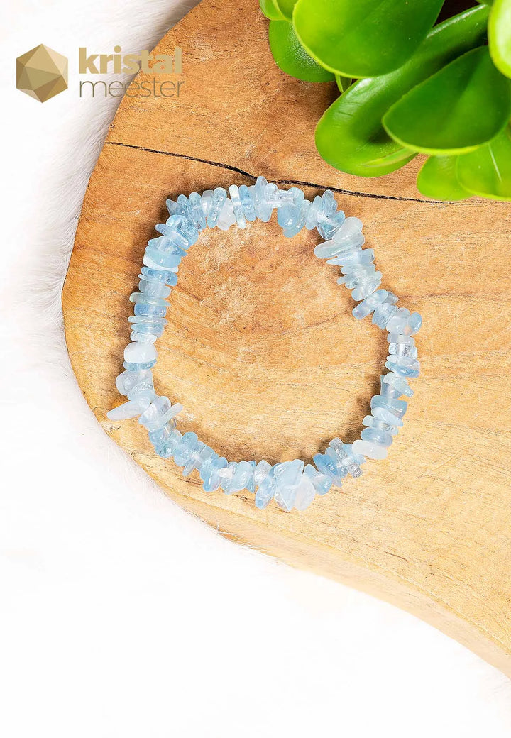 Aquamarine EX Chip Bracelet