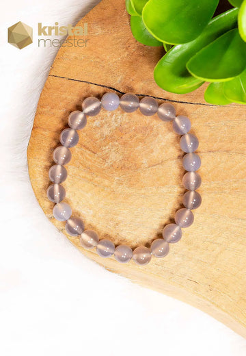 Agate Ball Bracelet - 8 mm