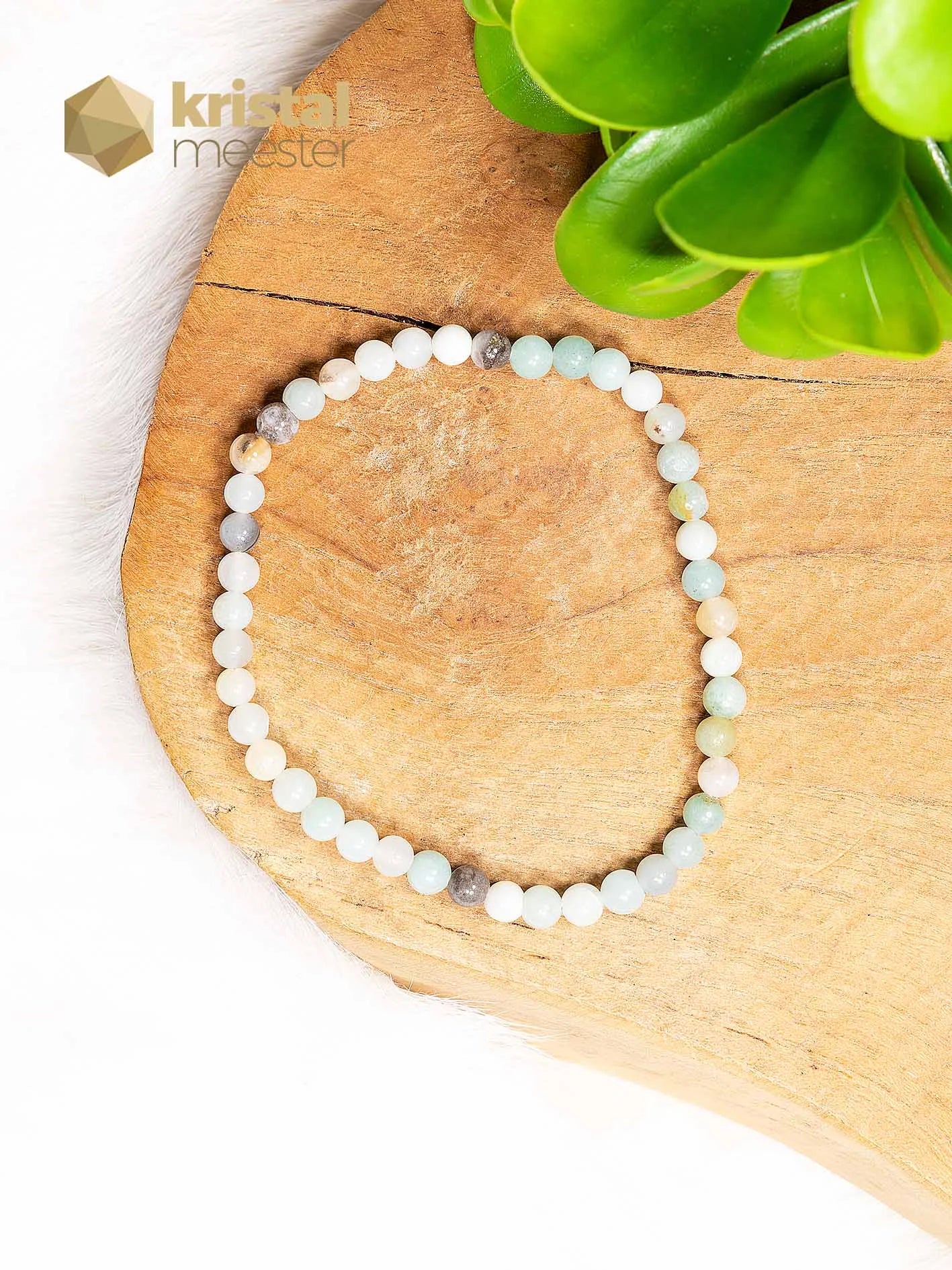 Amazonite Multi Ball Bracelet - 4 mm