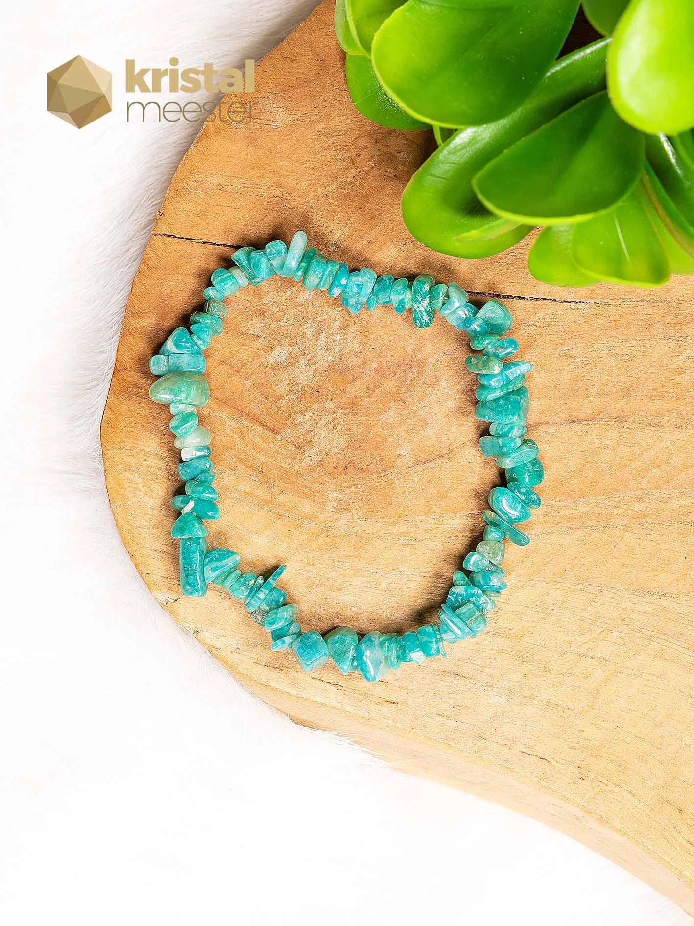Amazonite Chip Bracelet - Africa