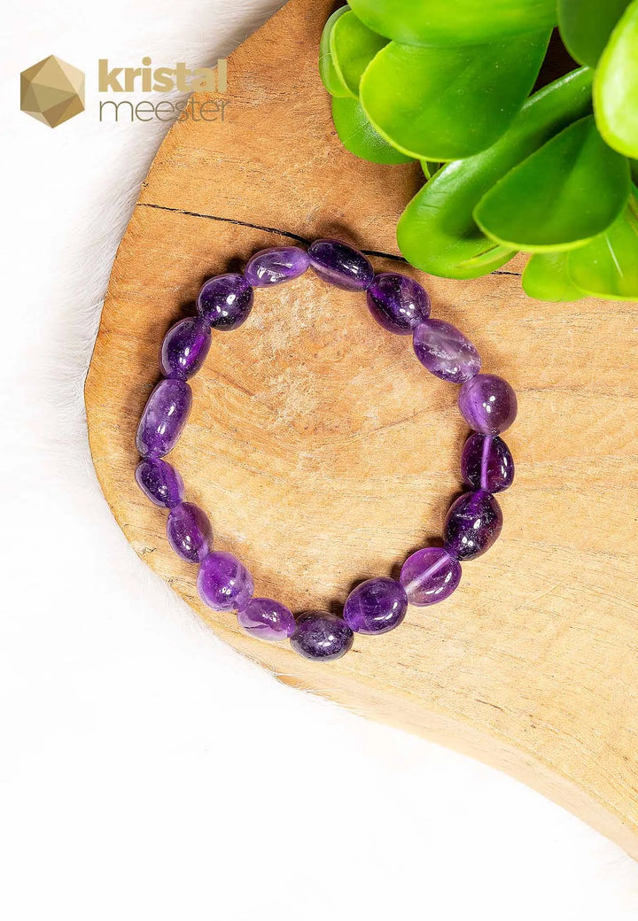 Amethist Nugget Armband
