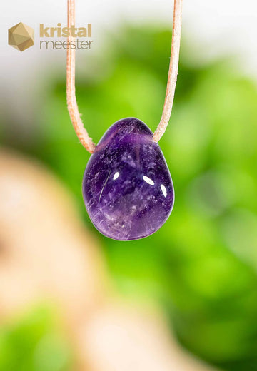 Amethyst EX pendant, drilled - no. 1