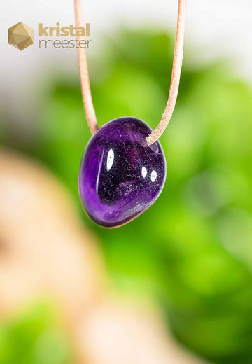 Amethyst EX pendant, drilled - no. 3