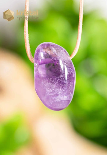 Amethyst EX pendant, drilled - no. 9