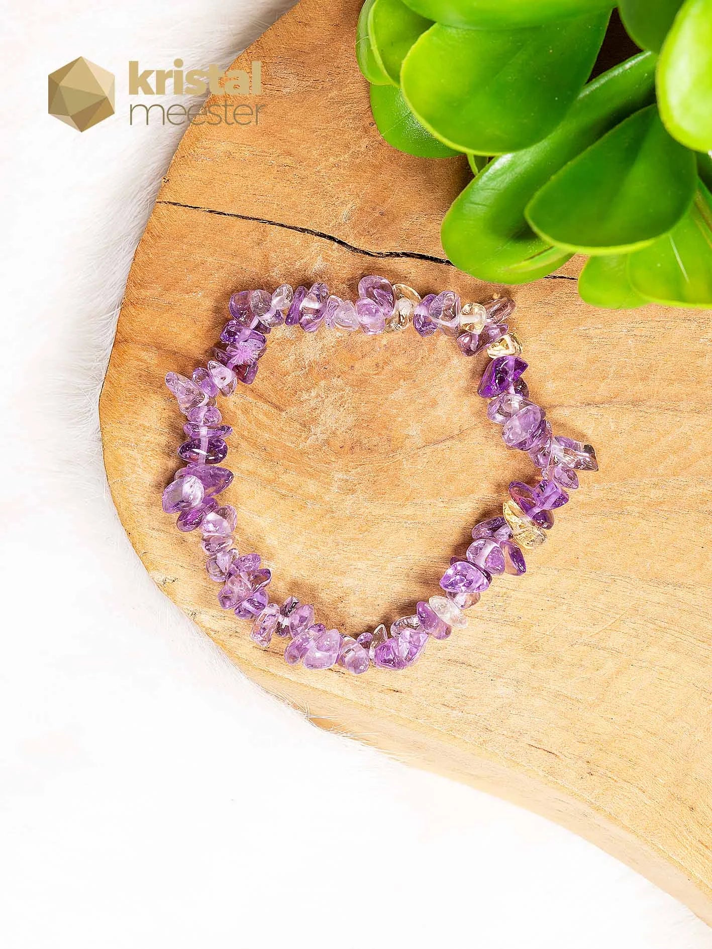 Ametrine Chip Bracelet
