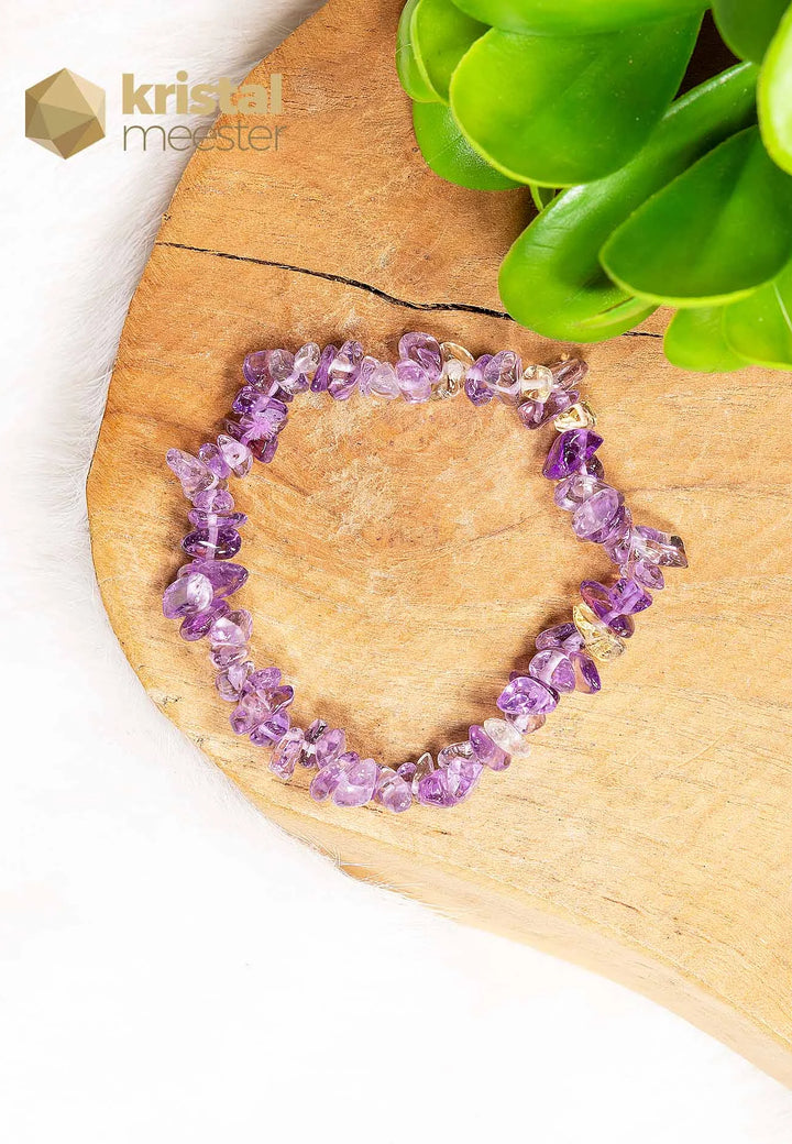 Ametrine Chip Bracelet