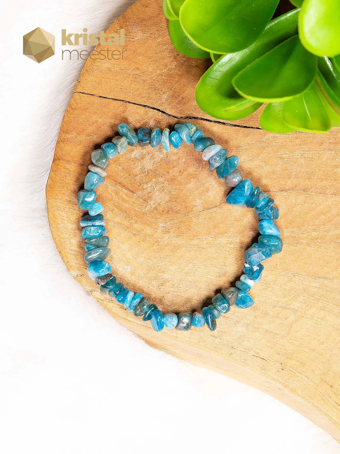 Blue Apatite Chip Bracelet
