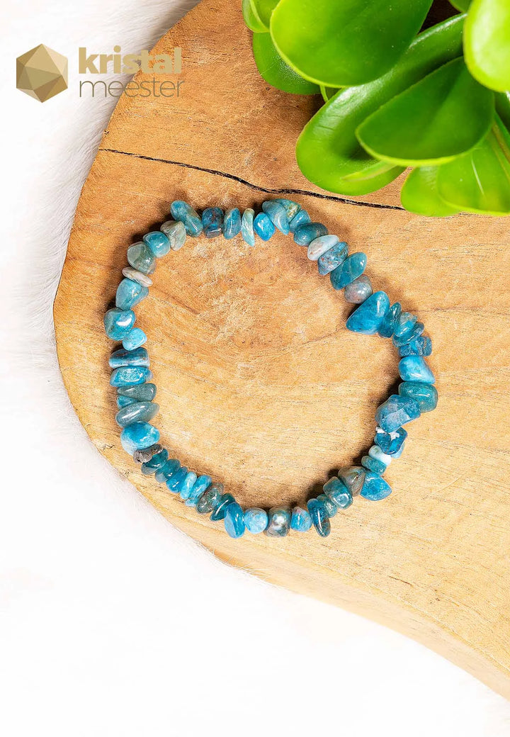 Blue Apatite Chip Bracelet