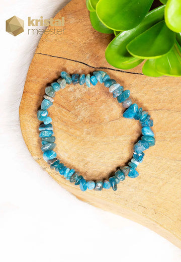 Blue Apatite Chip Bracelet