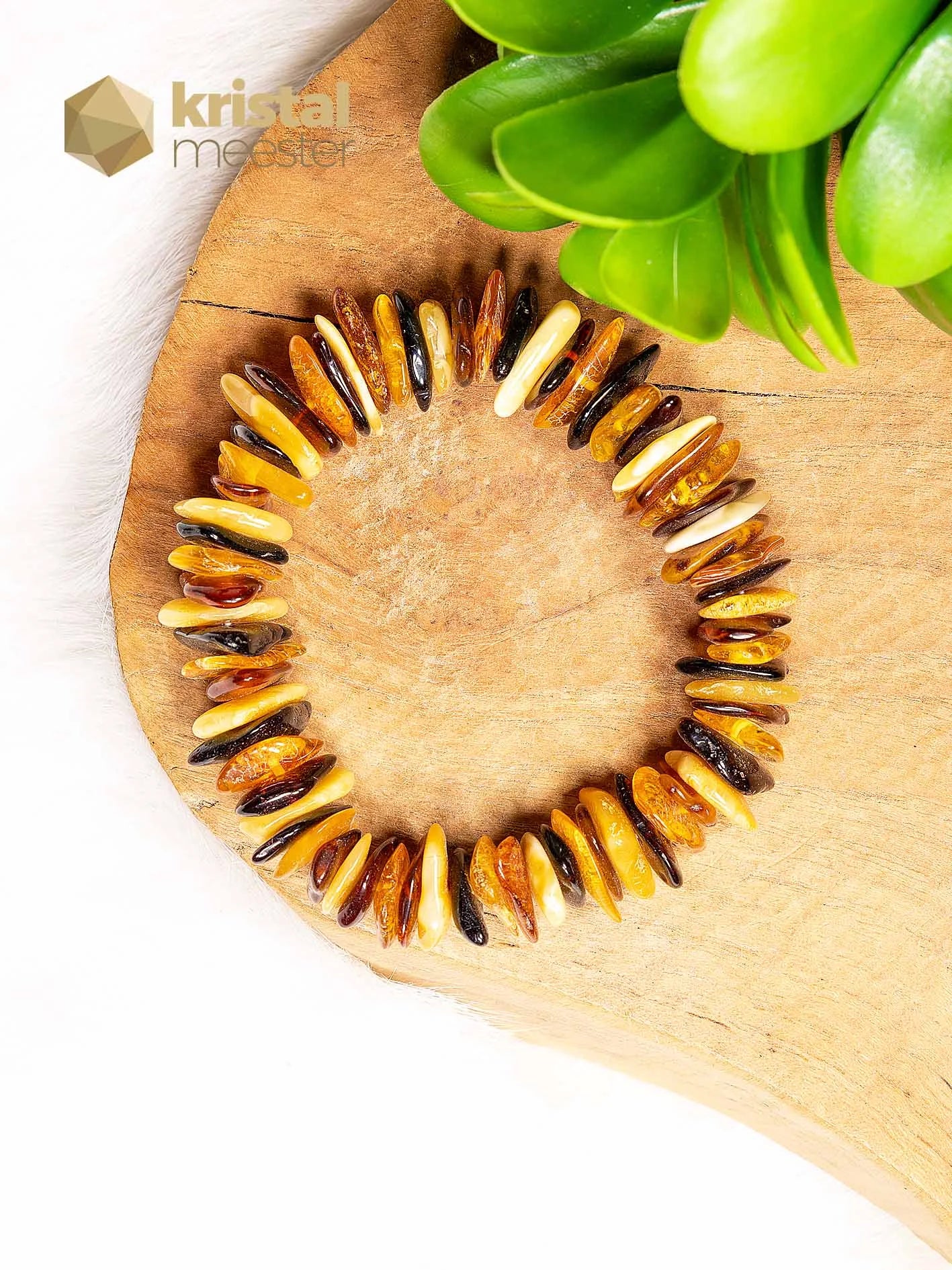 Barnsteen Mix Splitarmband