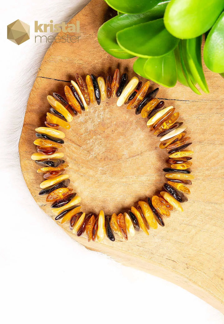 Amber Mix Chip Bracelet