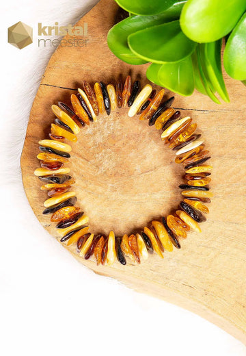 Amber Mix Chip Bracelet
