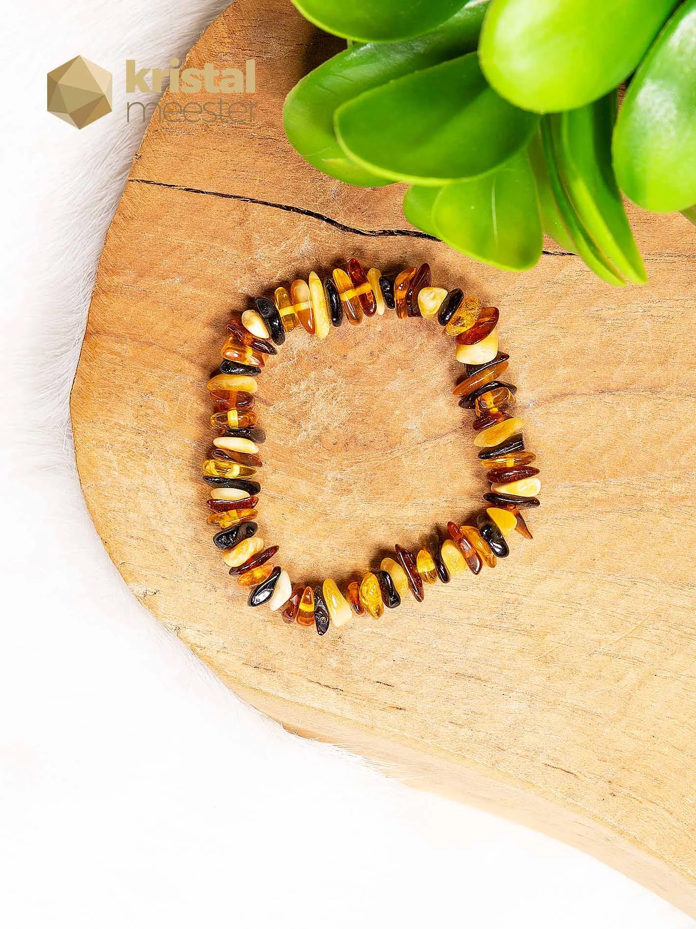 Barnsteen Mix Split armband - Kind