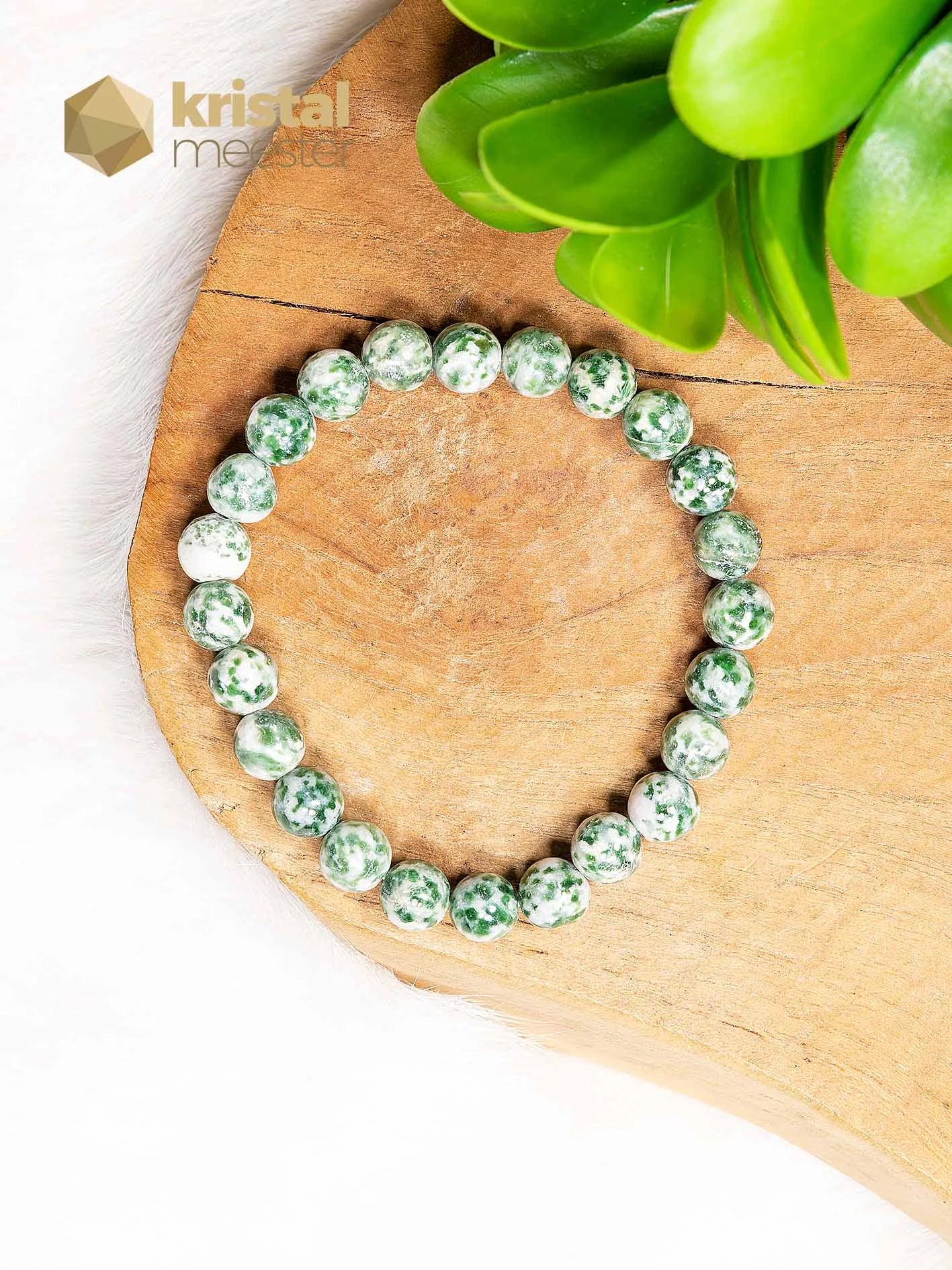 Boomagaat Kogelarmband - 8 mm