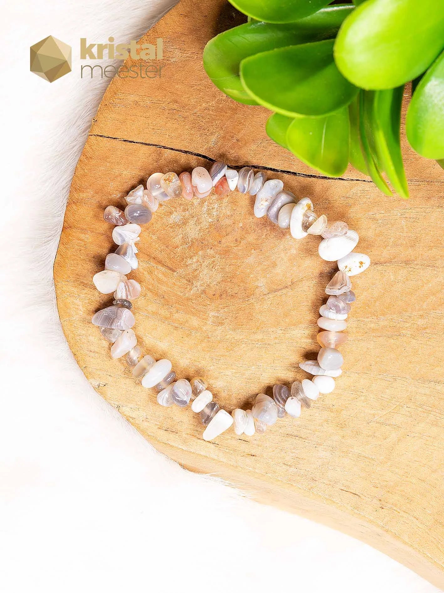 Botswana Agaat  Splitarmband