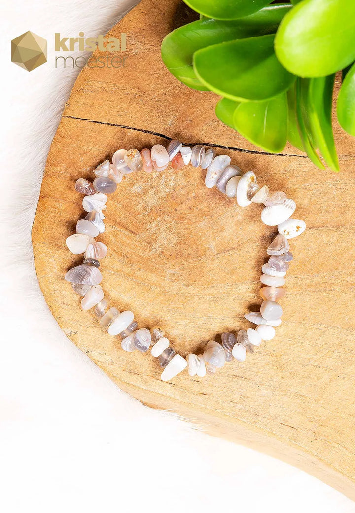 Botswana Agaat  Splitarmband