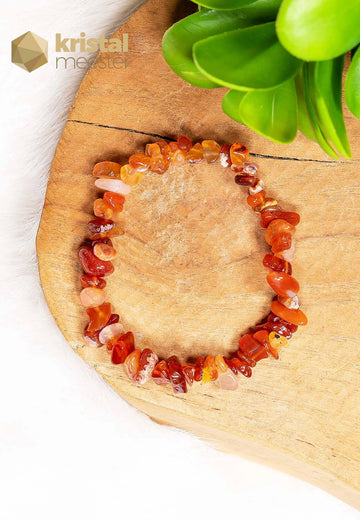 Carneool gemengd Splitarmband