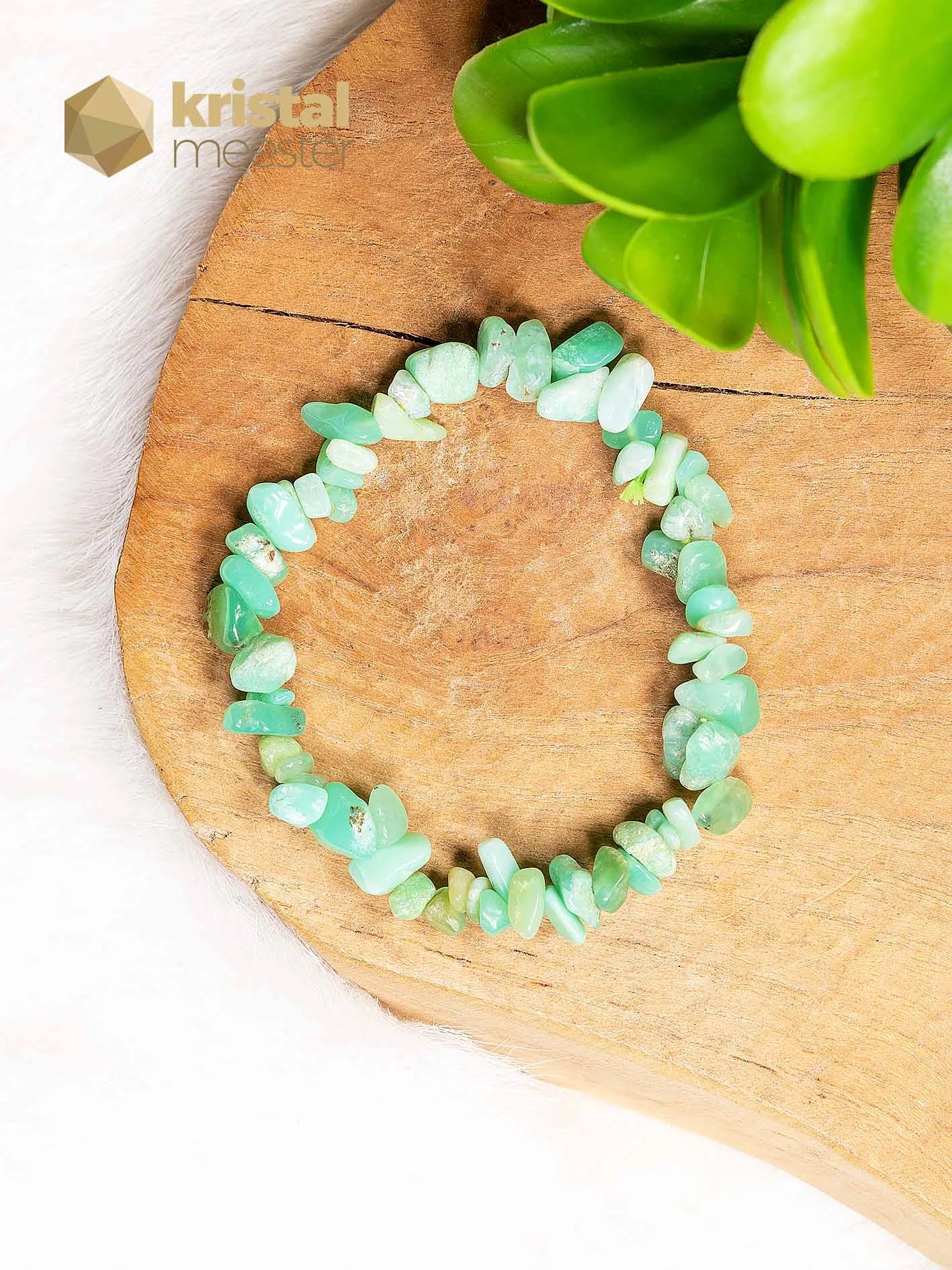 Chrysopraas Splitarmband