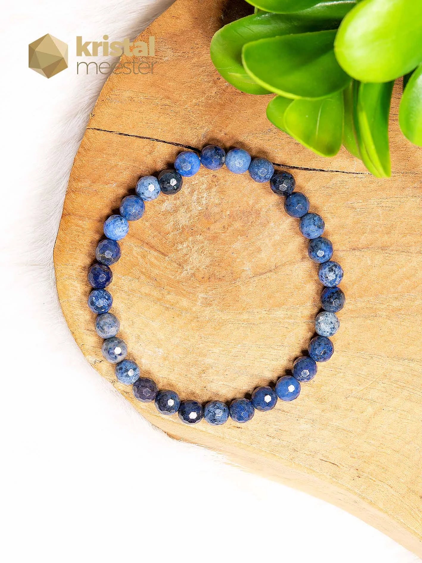 Dumorturiet Facet Geslepen Armband - 6 mm