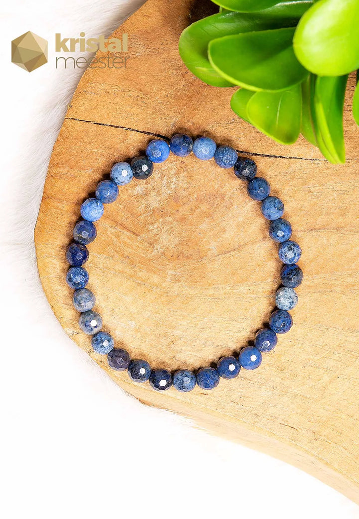 Dumorturiet Facet Geslepen Armband - 6 mm