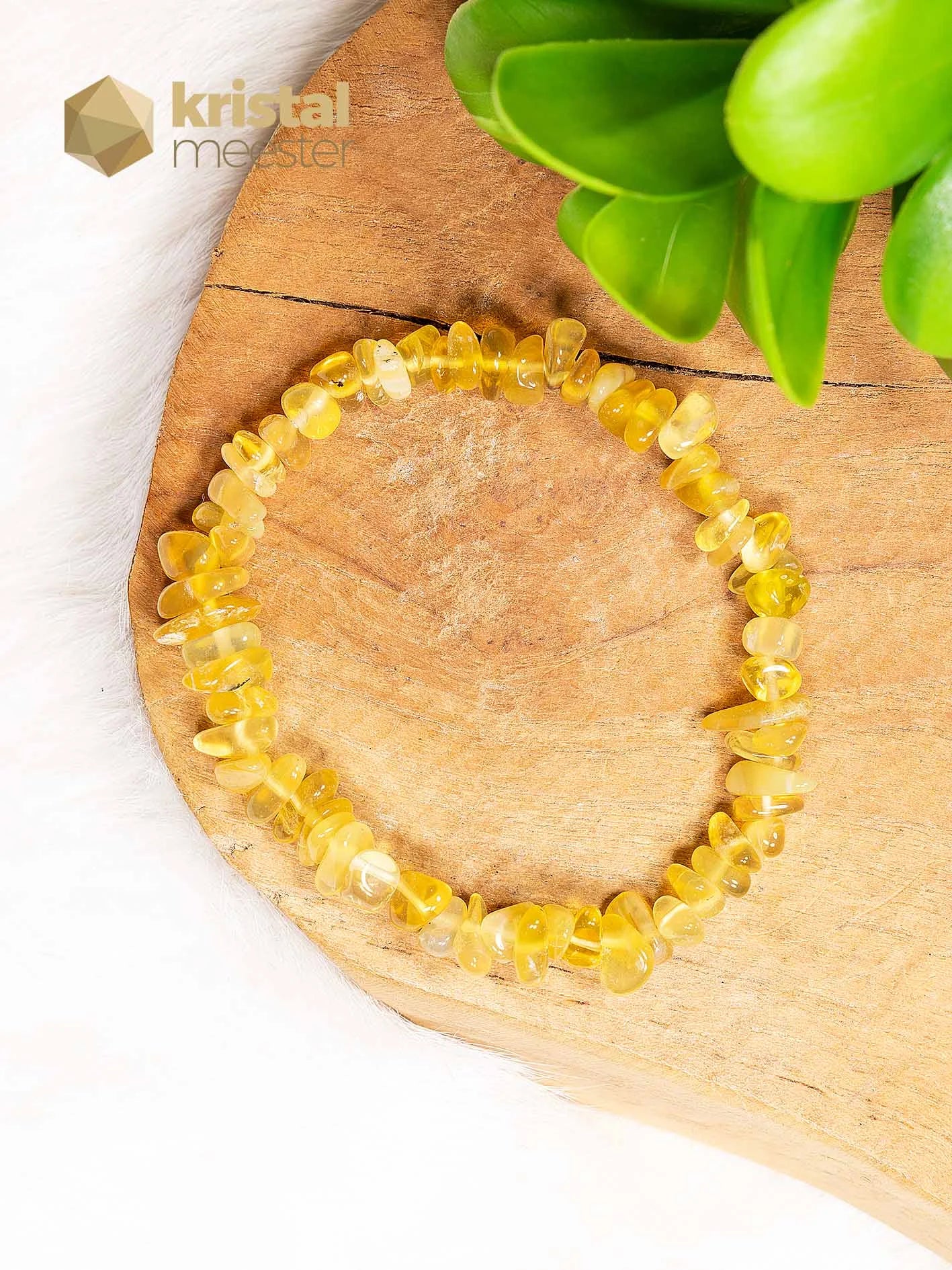 Gele Opaal EX Splitarmband