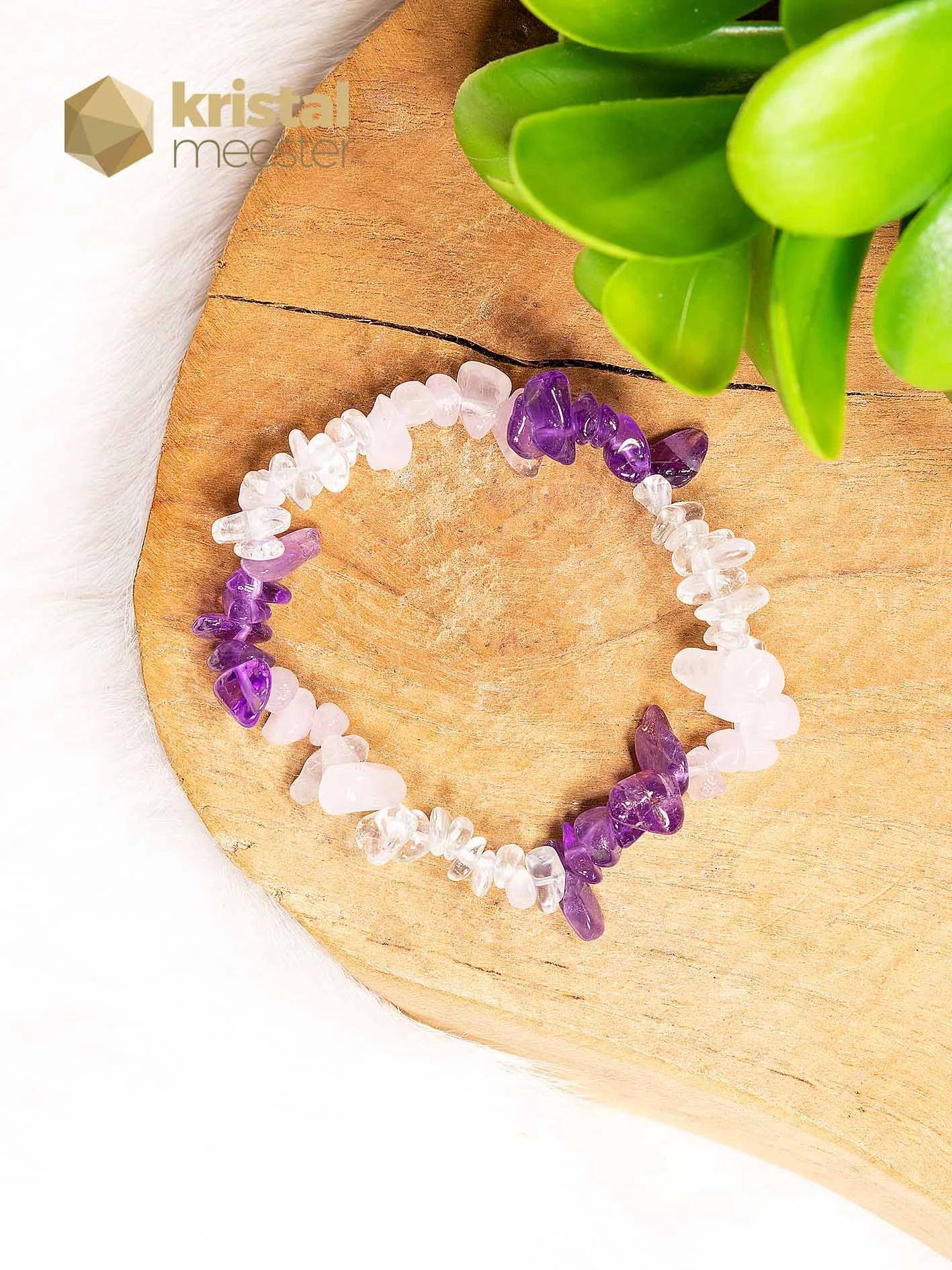 Gouden Driehoek Splitarmband