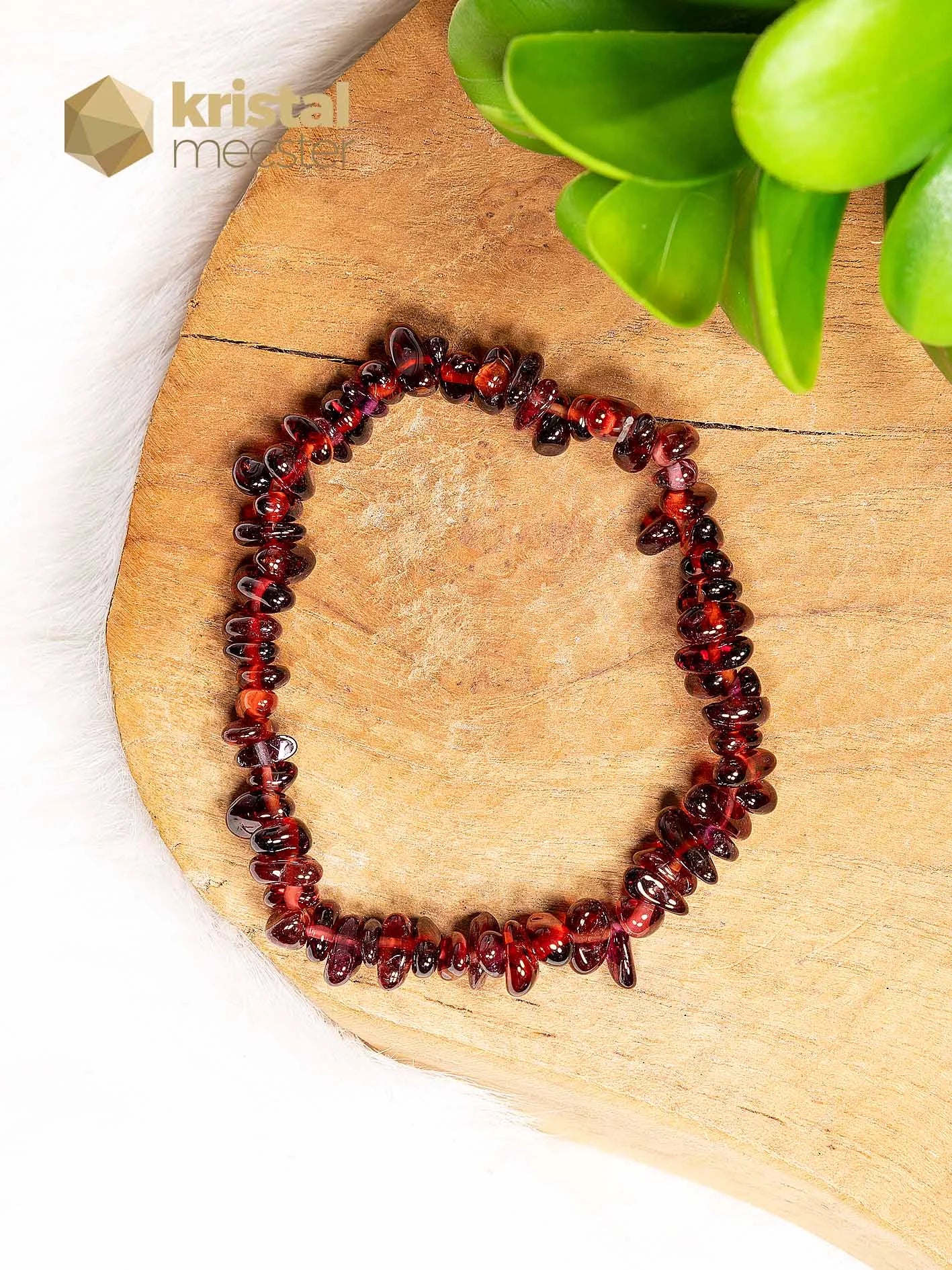 Garnet EX Chip bracelet 