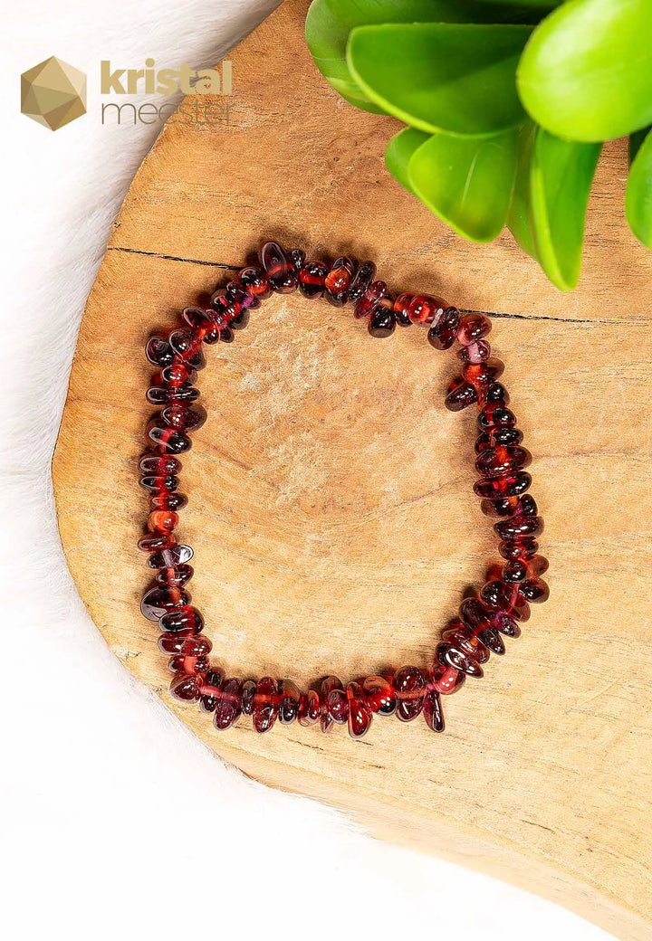 Garnet EX Chip bracelet 