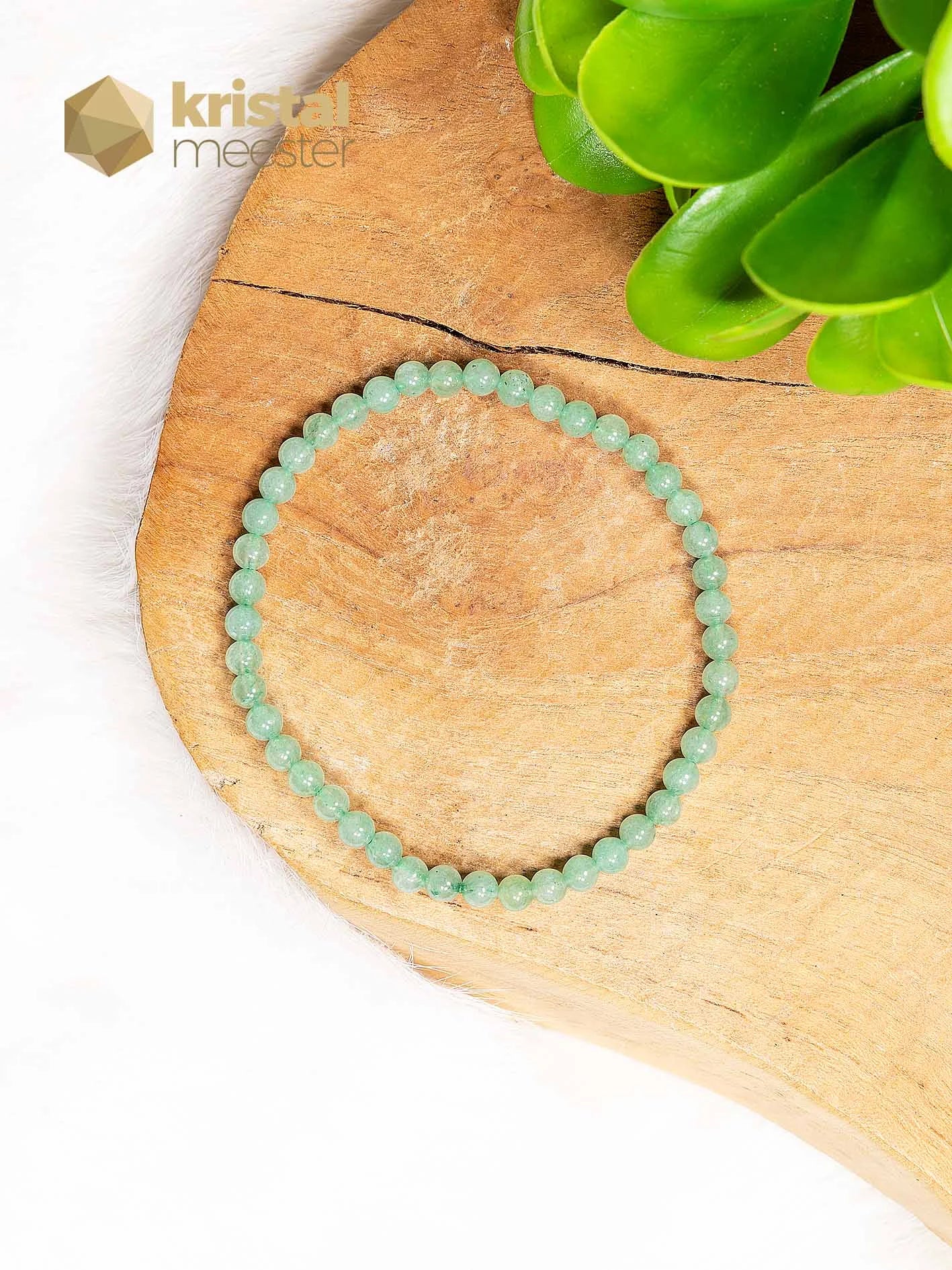 Green Aventurine Ball bracelet 3-4 mm
