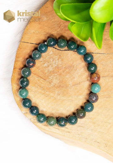 Heliotrope Ball Bracelet - 8 mm