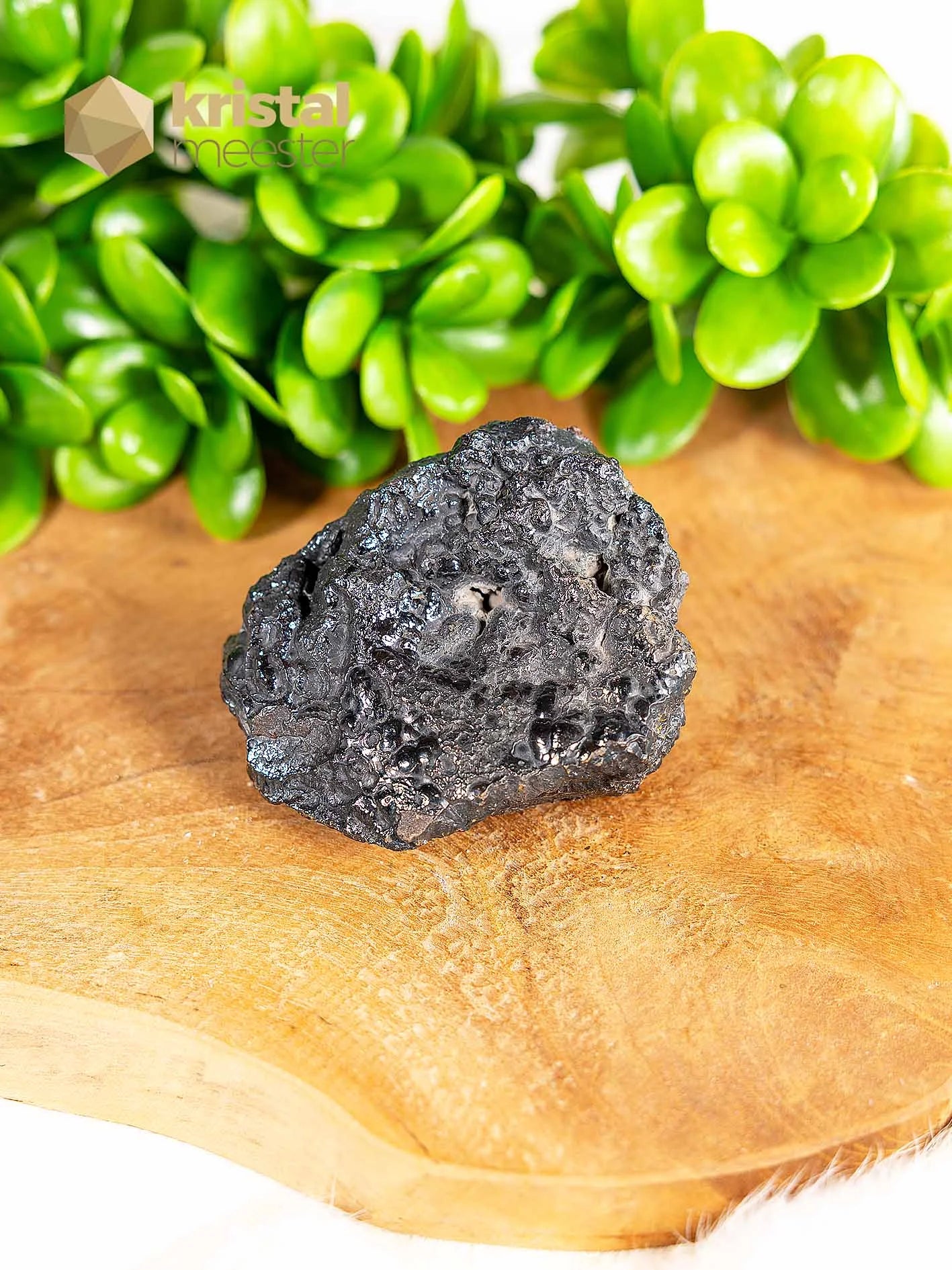 Hematite Glass Head raw - no. 1