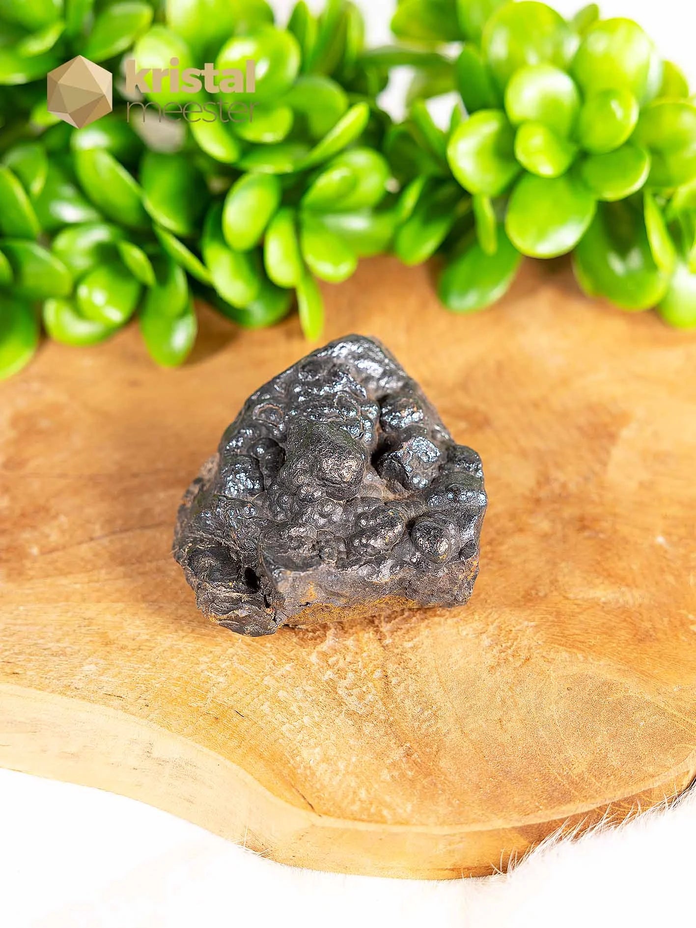 Hematite Glass Head raw - no. 3