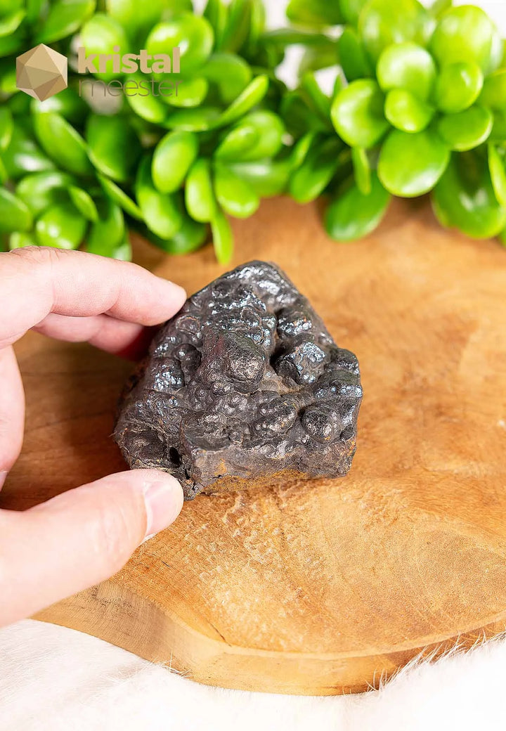 Hematite Glass Head raw - no. 3
