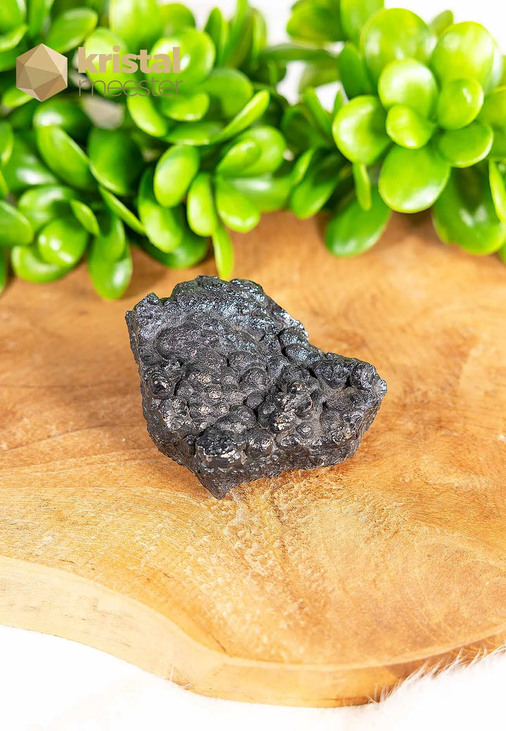 Hematite Glass Head raw - no. 4