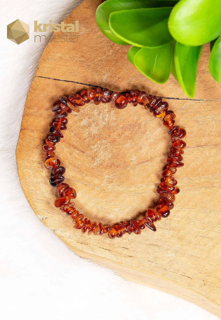Hessonite Garnet Chip Bracelet