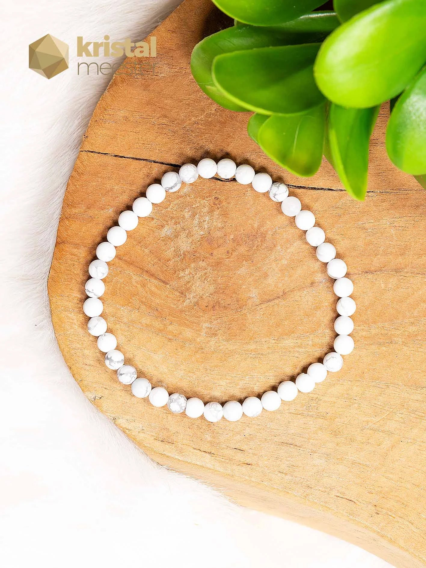 Howliet Kogelarmband - 3-4 mm