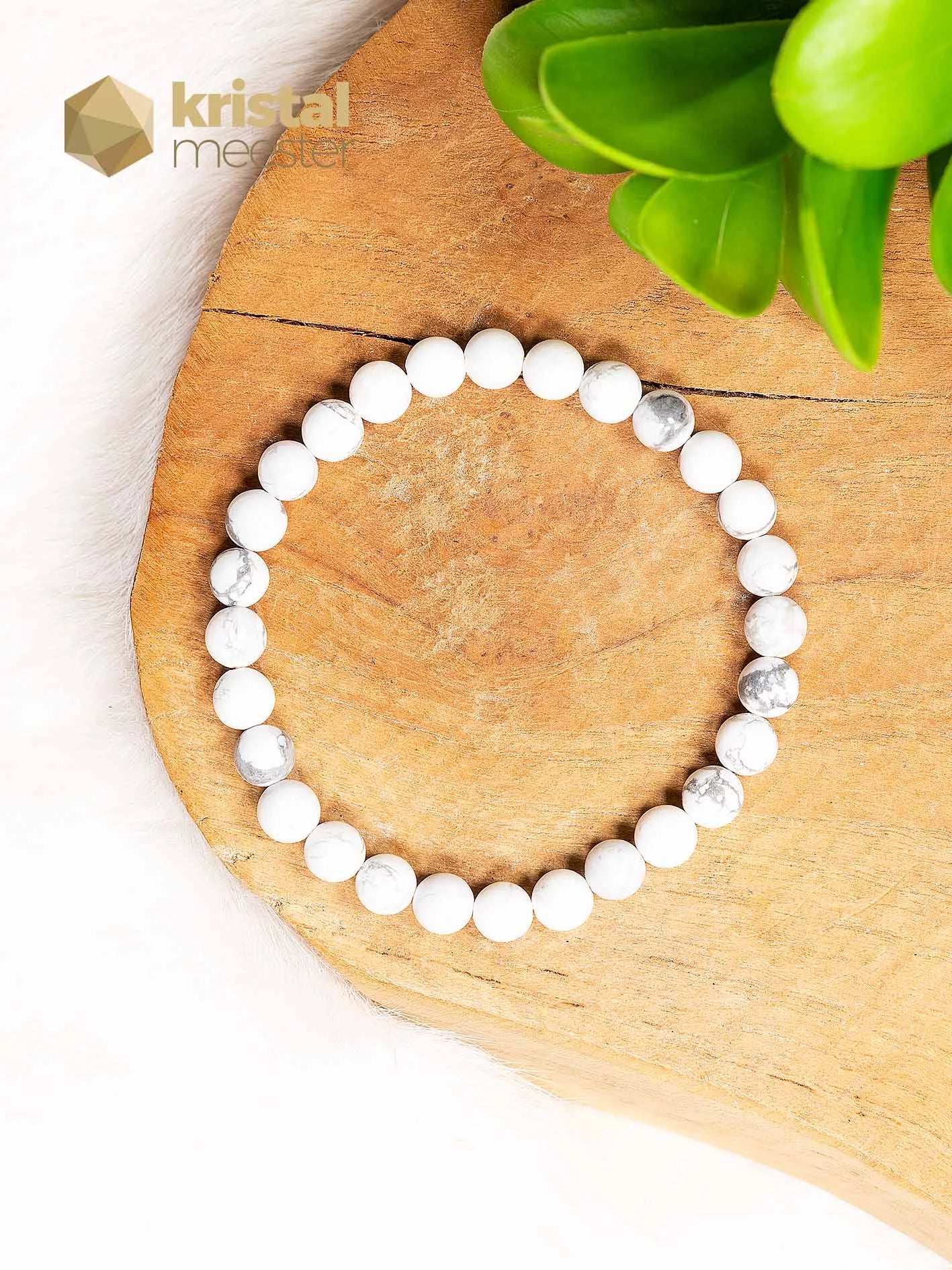 Howliet Kogelarmband - 6 mm
