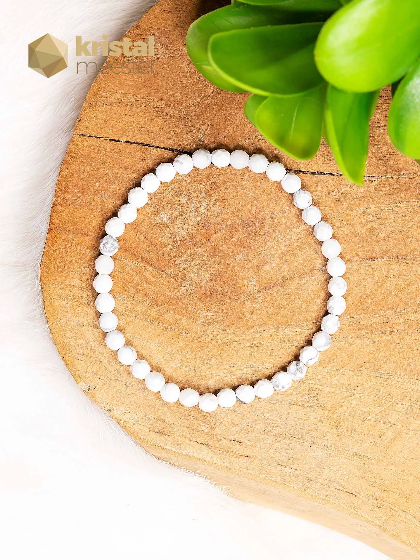 Howliet Facet Geslepen Armband - 4 mm