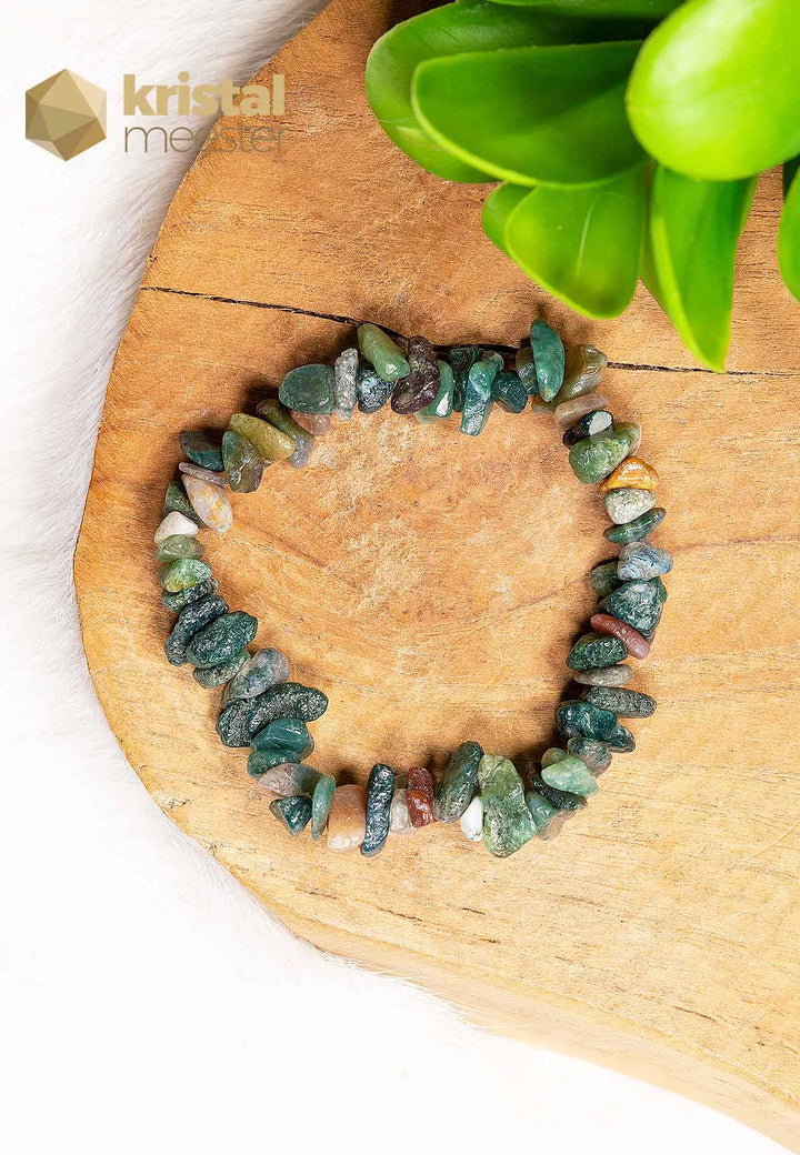 India Agate Chip Bracelet
