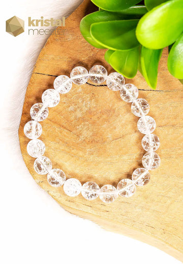 Iris Quartz Ball Bracelet - 10 mm