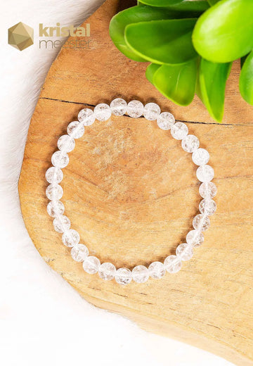 Iris Quartz Ball Bracelet  - 6 mm