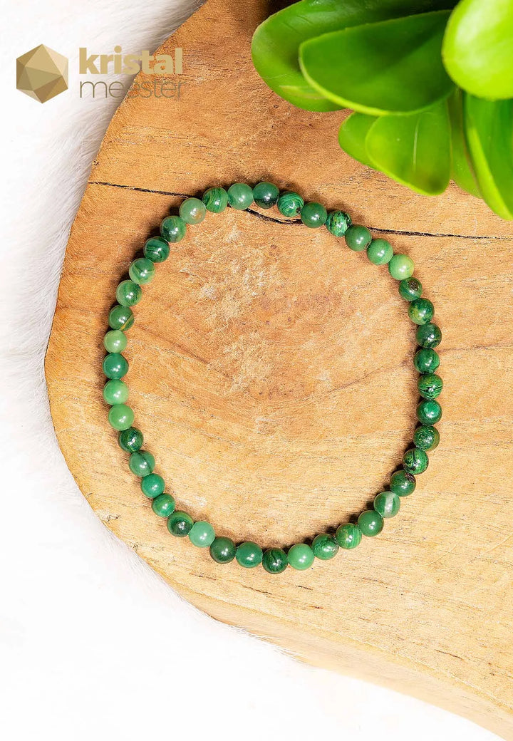 Jade - Africa - Ball Bracelet - 4 mm