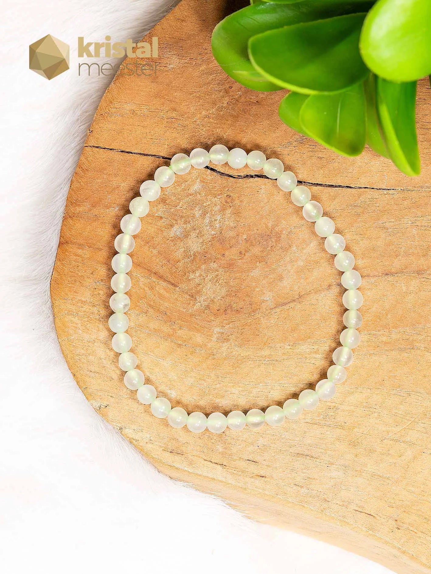 Jade - China - Kogelarmband - 3-4 mm