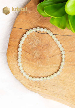 Armband / witte jade / zoetwaterparel / vergulde facet kralen