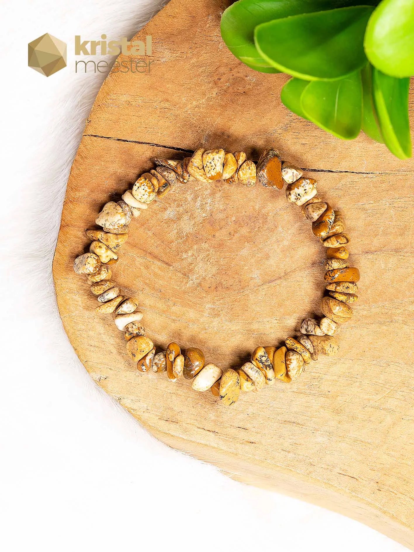 Landschapsjaspis Splitarmband