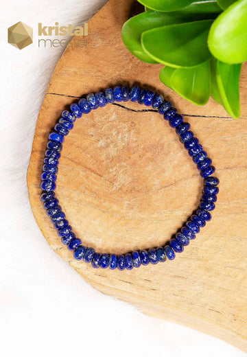 Lapis Lazuli Bracelet Round - 6x4 mm