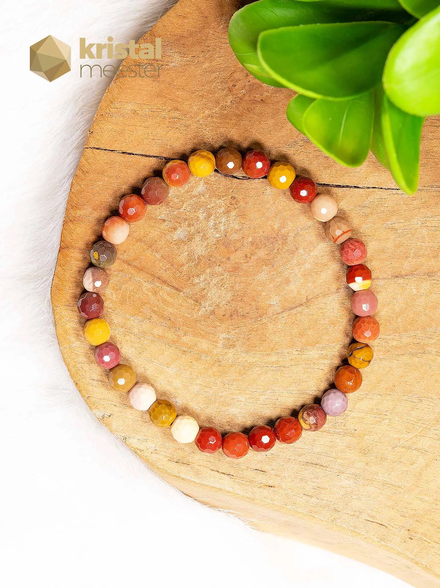 Mookaiet Facet Geslepen Armband - 6 mm